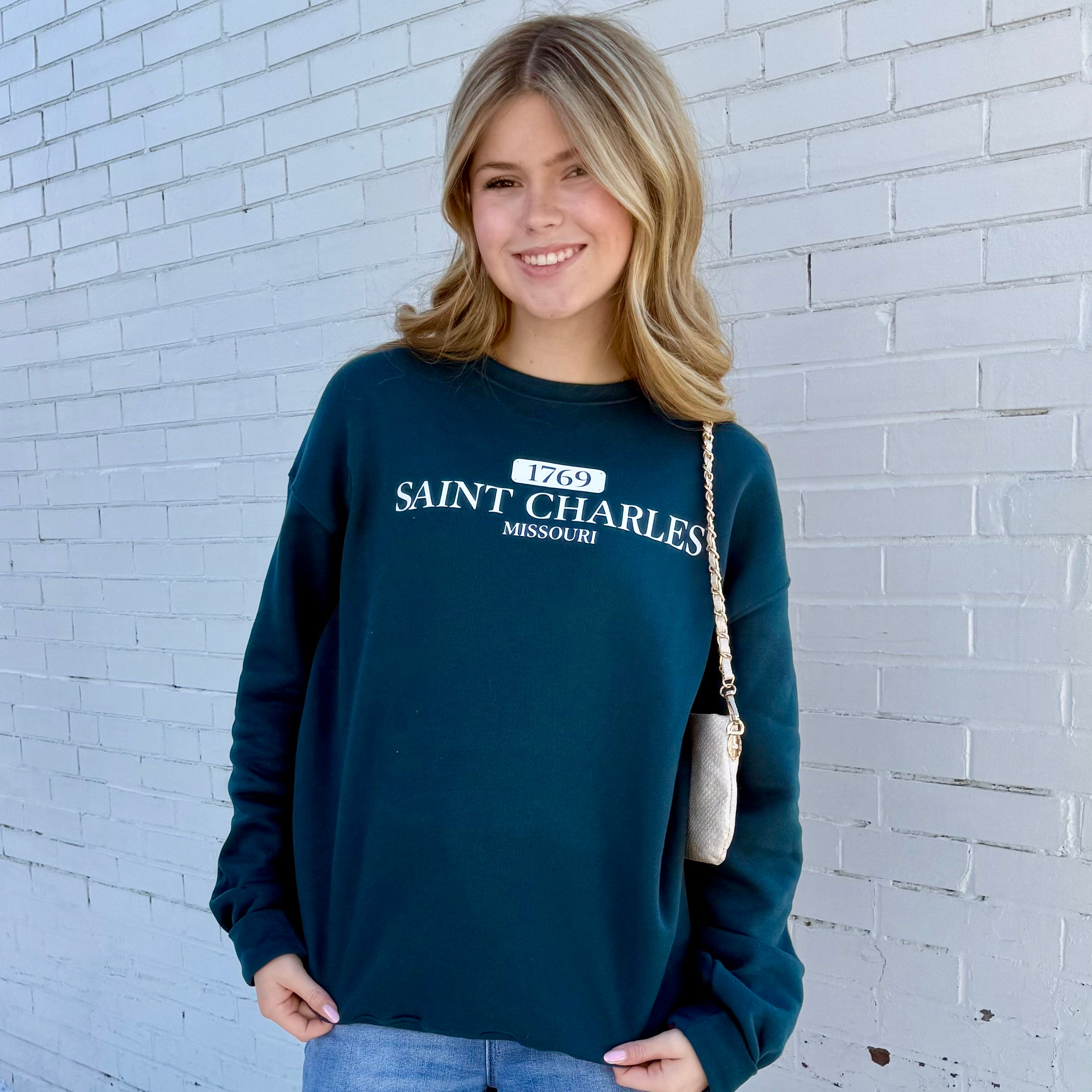 Saint Charles Crew Sweatshirt