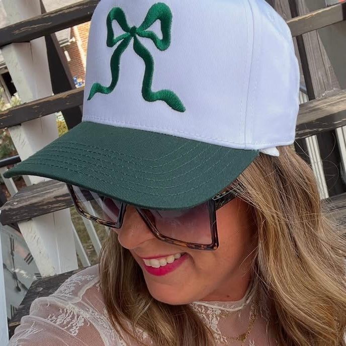 Green Bow Trucker Hat