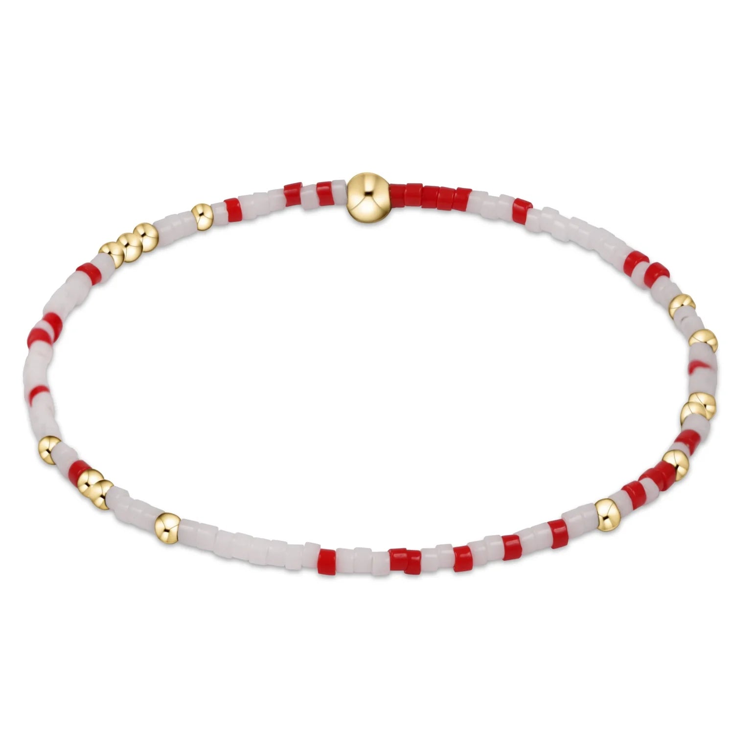 Game Day Hope Unwritten Bracelet - Bright Red/White
