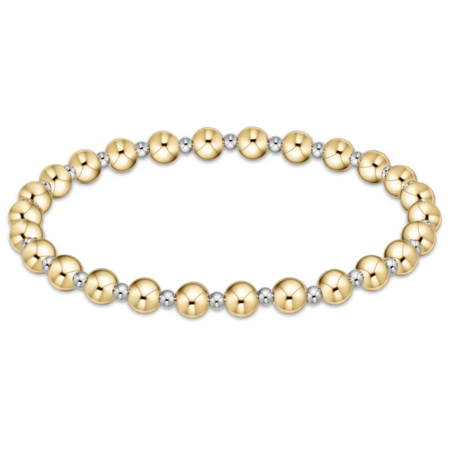 enewton Extends - Classic Grateful Pattern 5mm Bead Bracelet - Mixed Metal