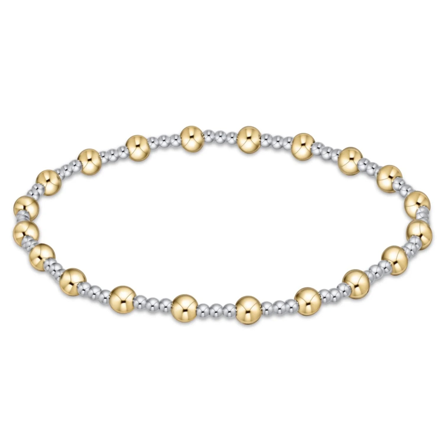 enewton Extends - Classic Sincerity Pattern 5mm Bead Bracelet - Mixed Metal