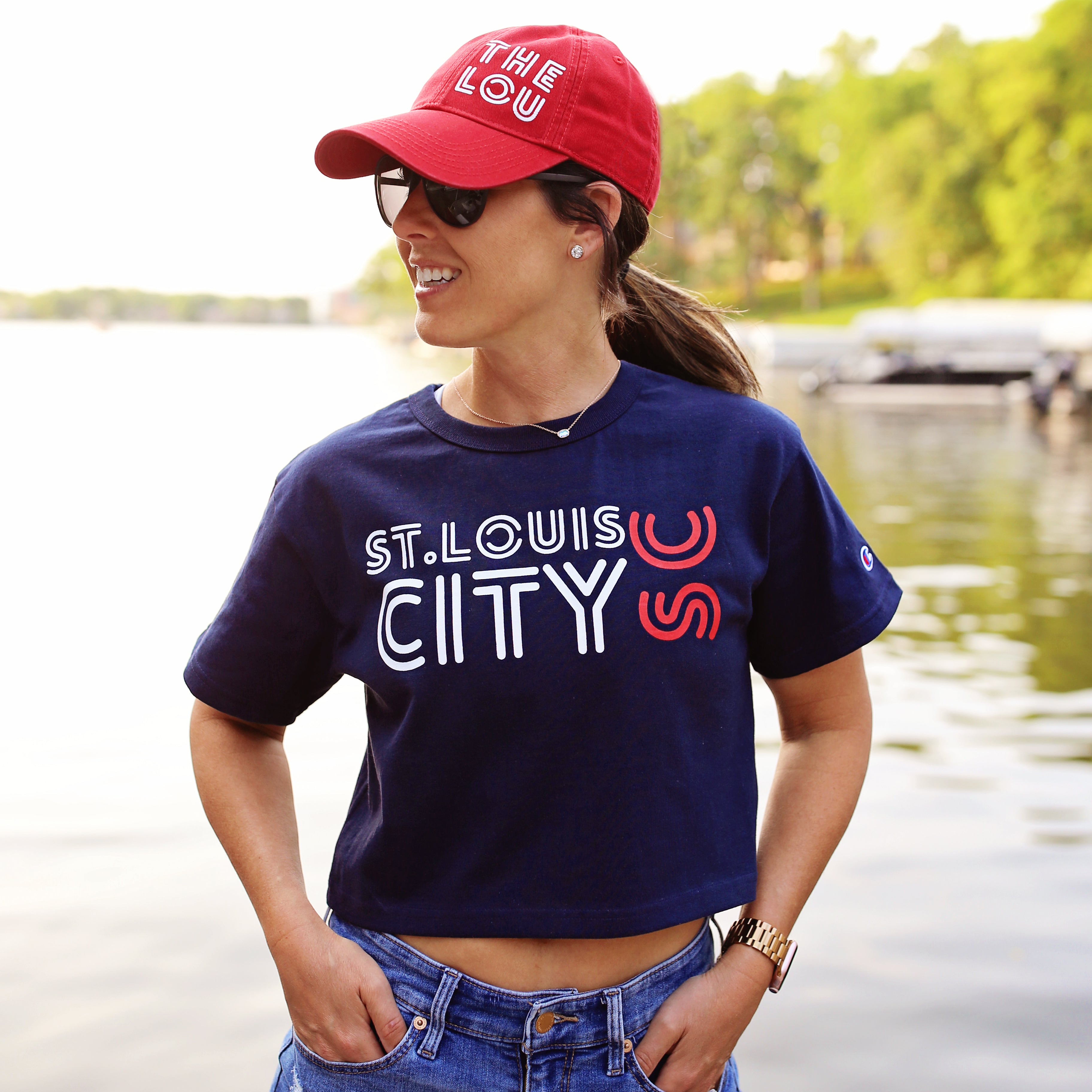 STL City Crop Tee