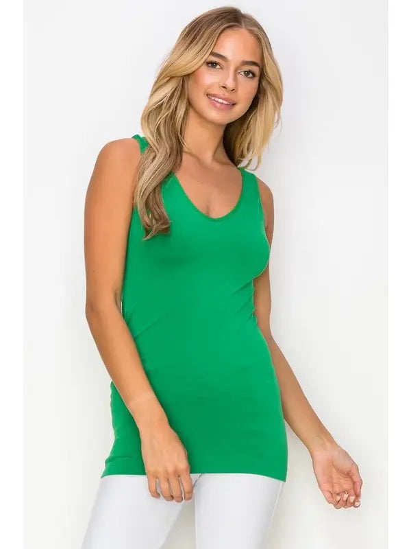 Reversible Seamless Cami (Vneck/Crew)