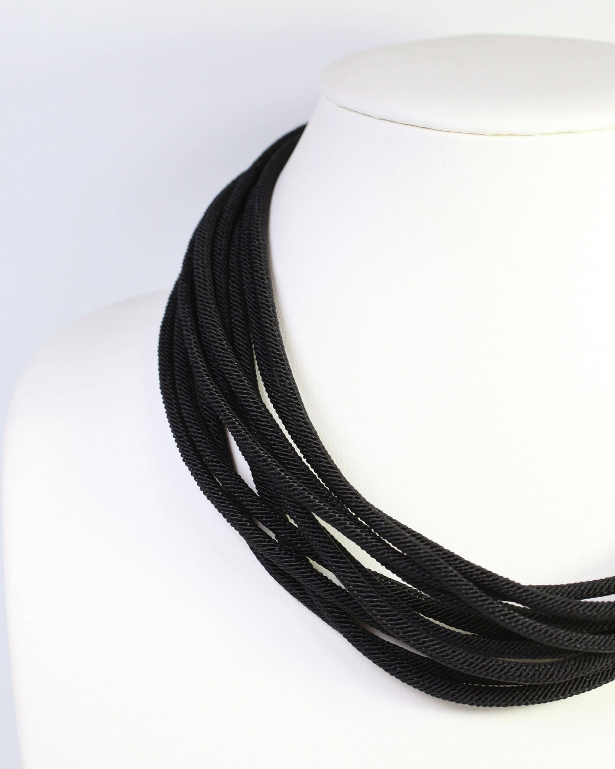 Cranston Cord Necklace Black