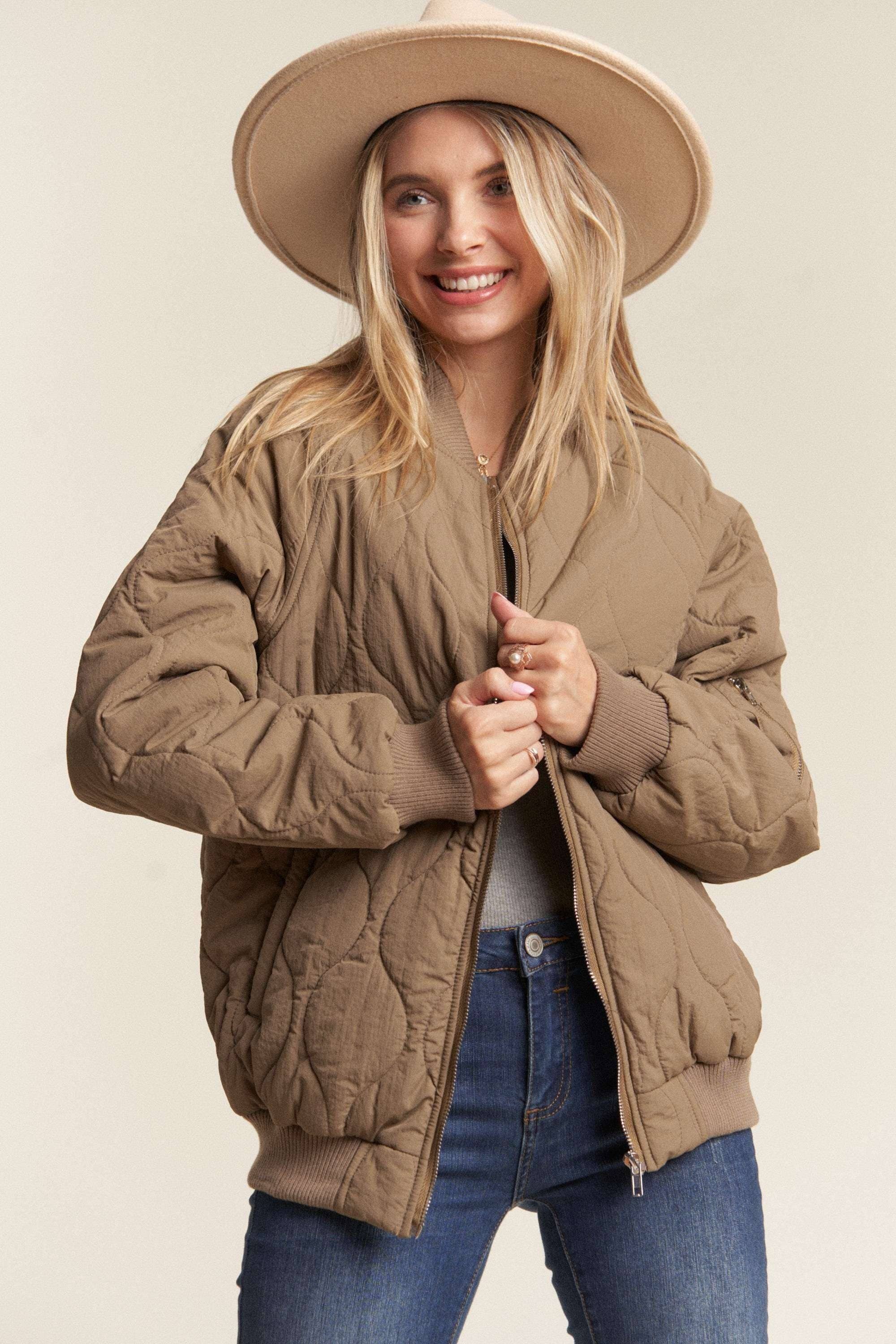 QUILTED UTILITY JACKET