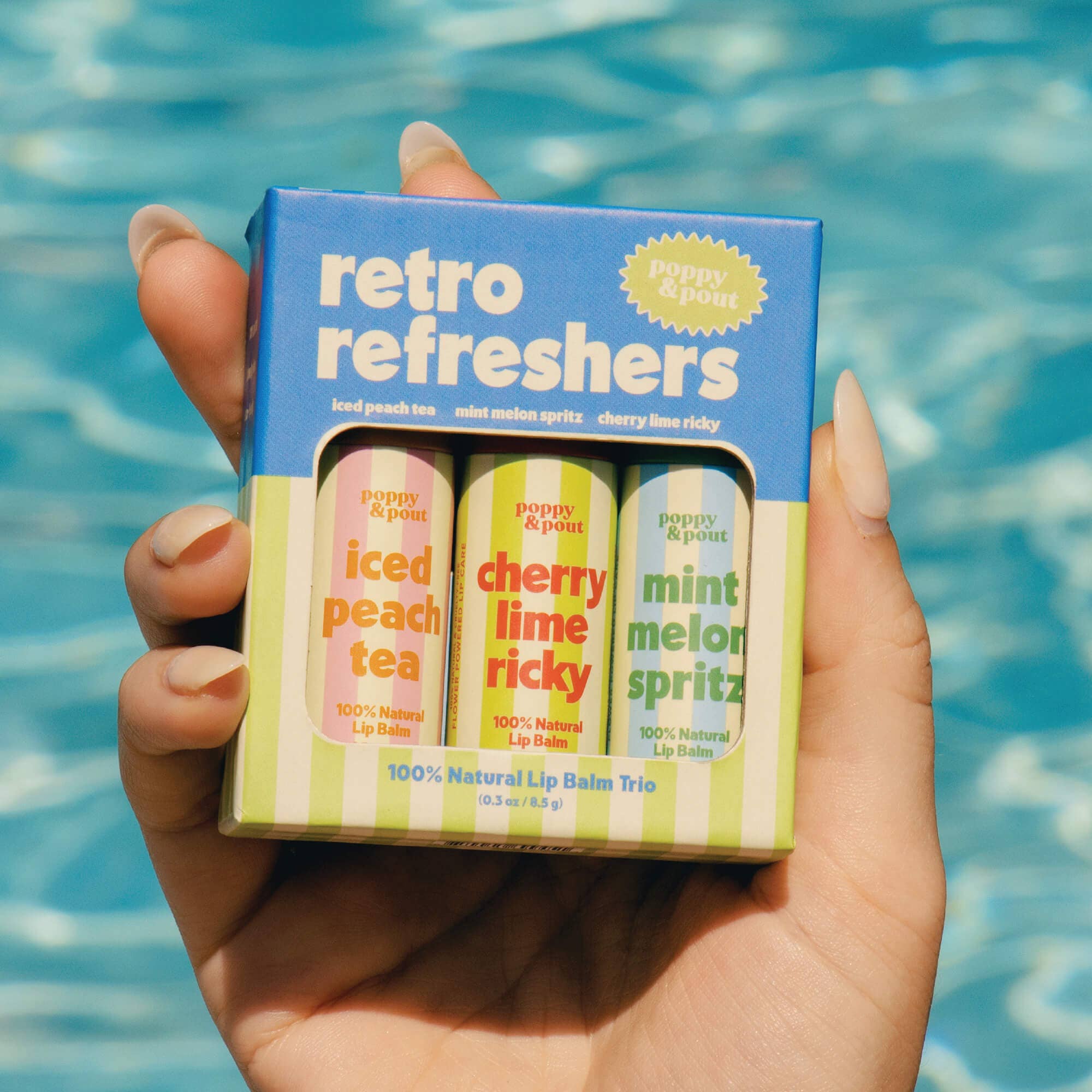 Gift Set, Lip Balm Trio, Retro Refreshers