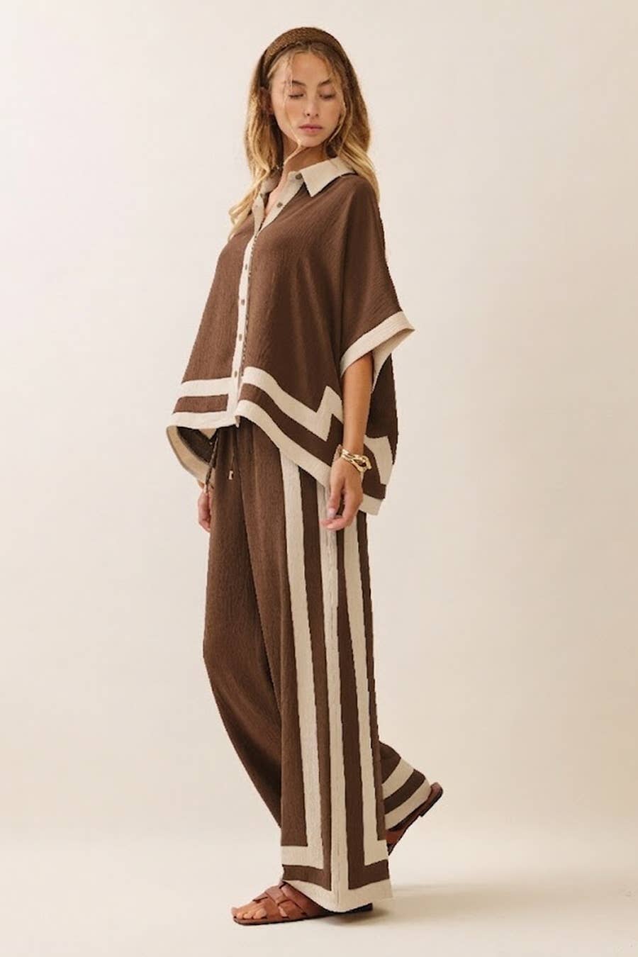 Contrast Trim Matching Set