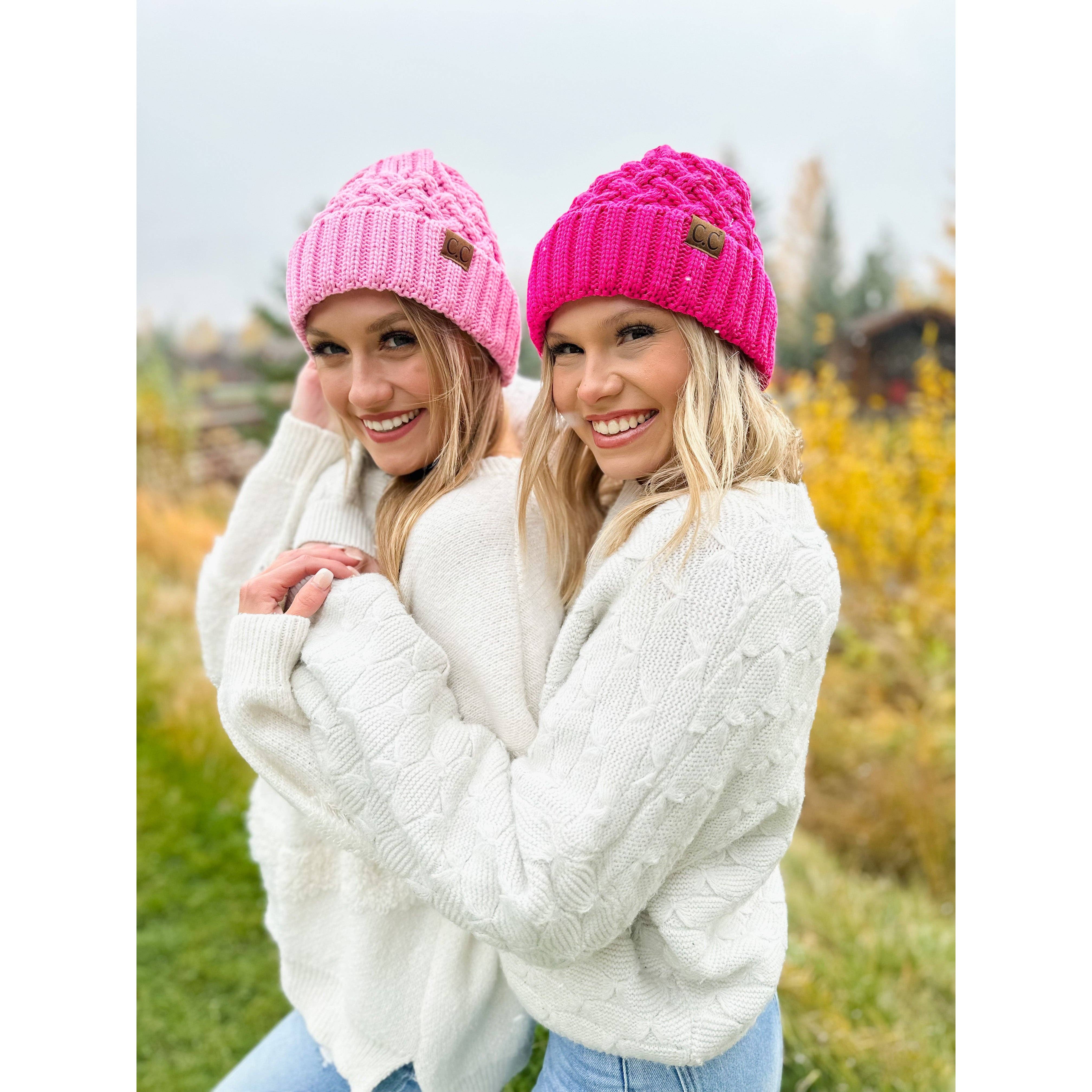 Lattice Knit Cuff Beanie