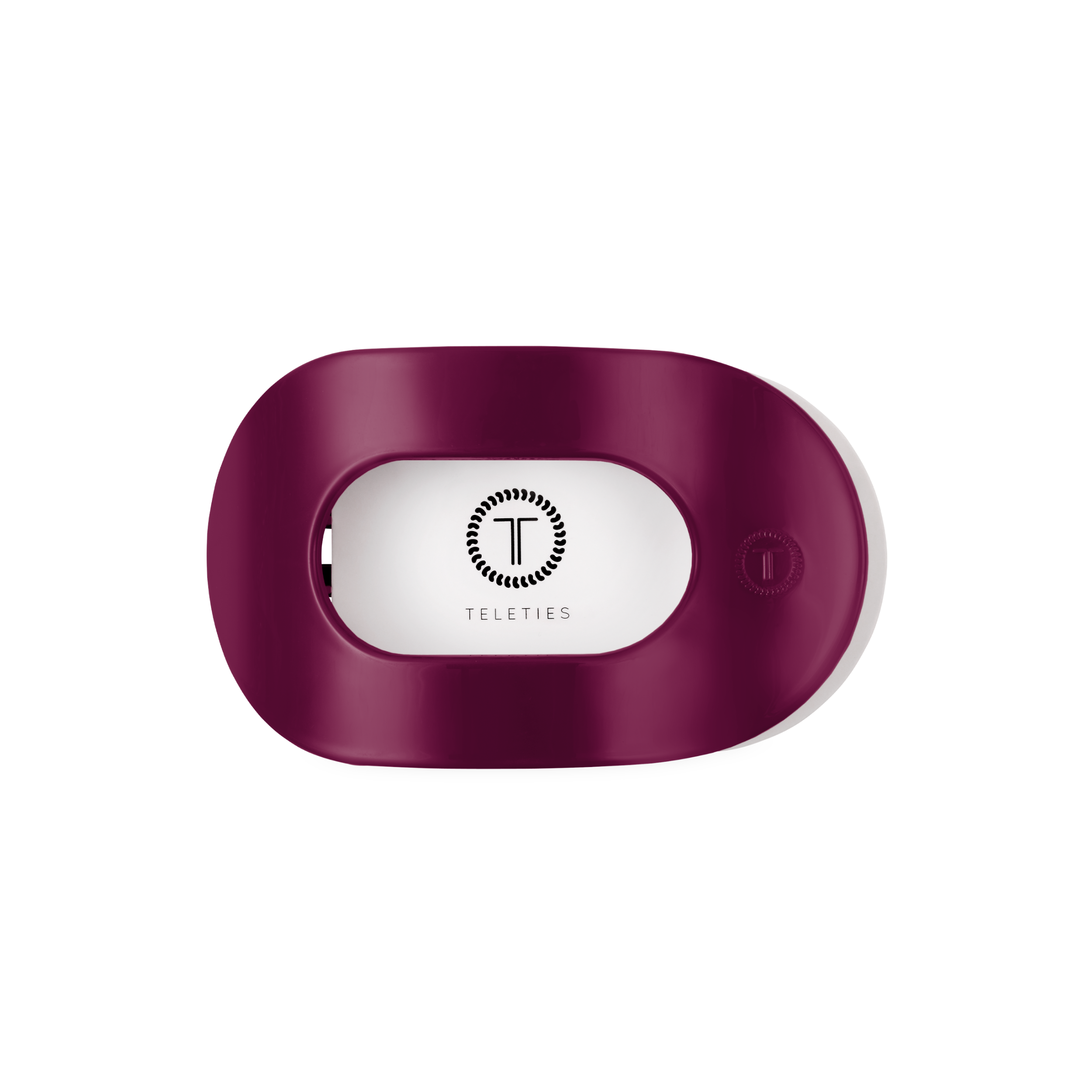 Mulberry Medium Flat Round Hair Clip