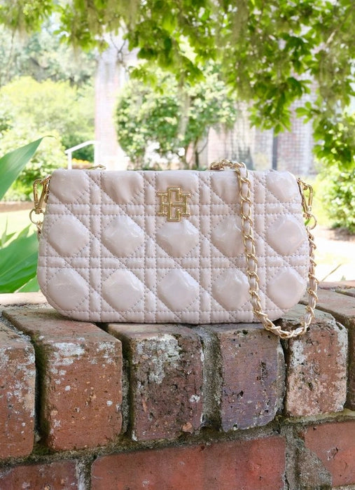 Livi Crossbody - Nude Patent