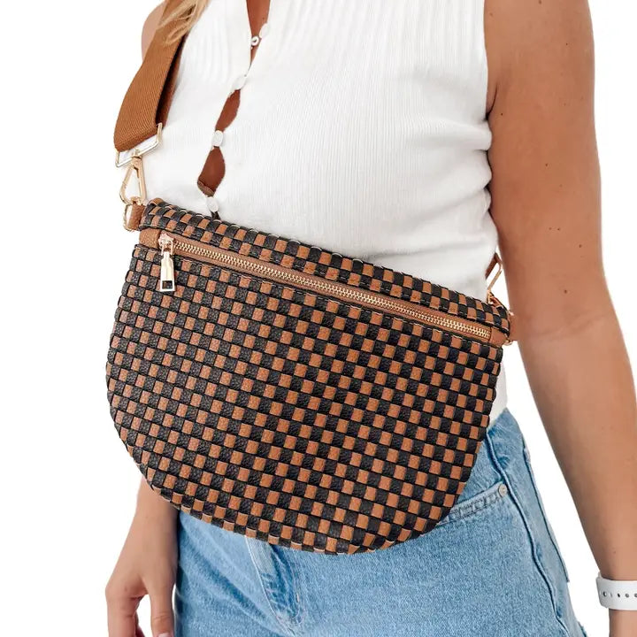 Westlyn Bum Bag - Checkered Coffee