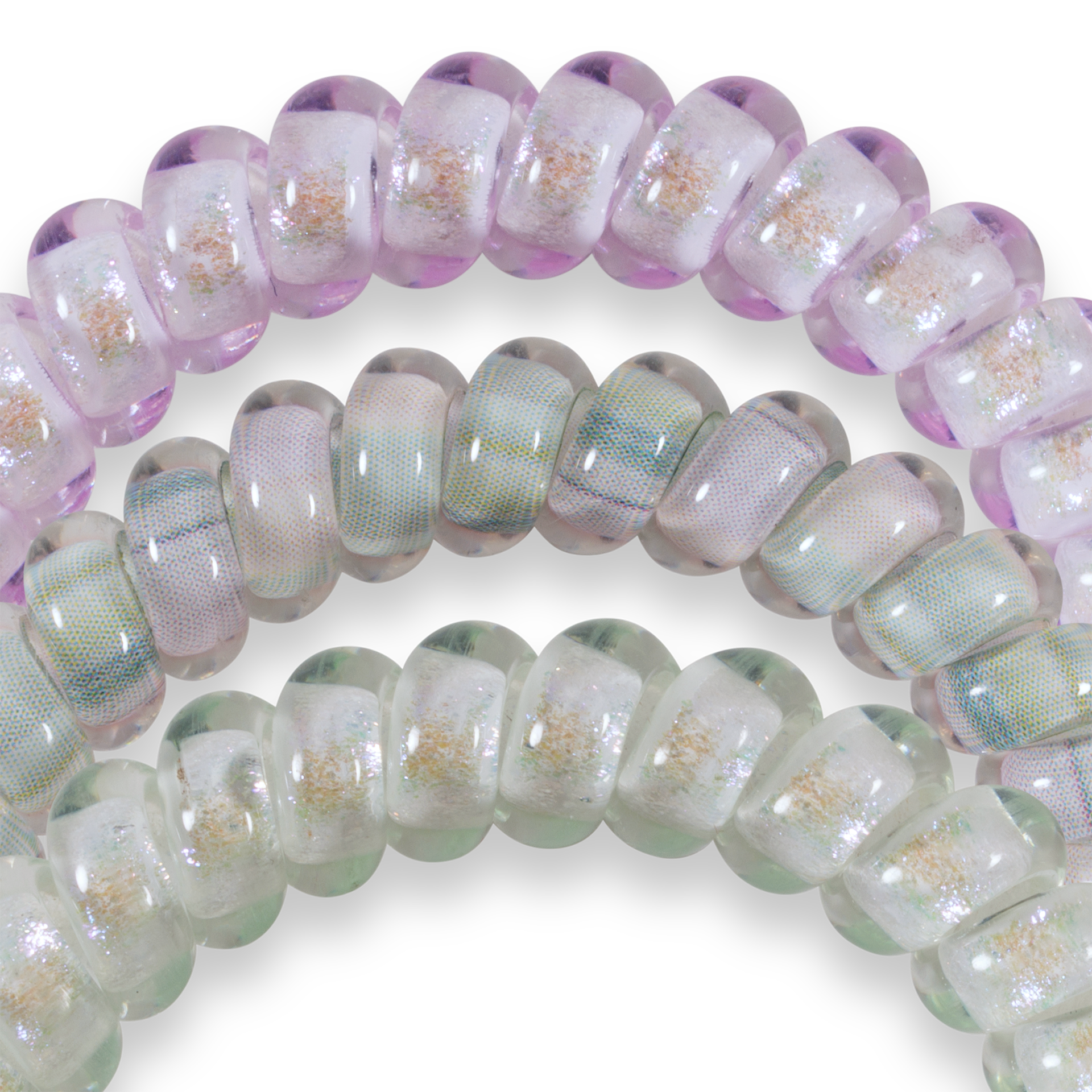 Spiral Hair Coils | Small | Opal Glow