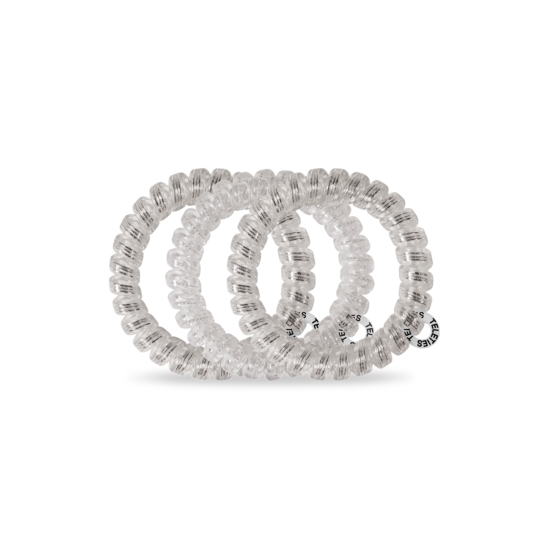 Spiral Hair Coils | Large | Silver Slay Hair Ties