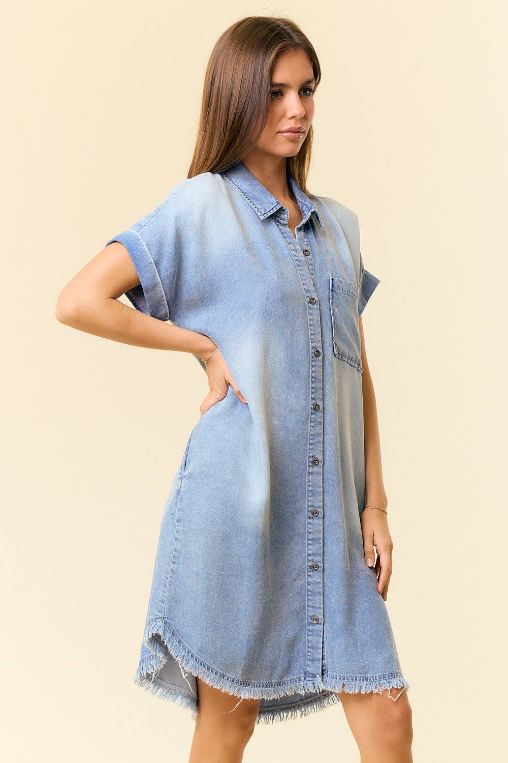 TENCEL MINI DRESS