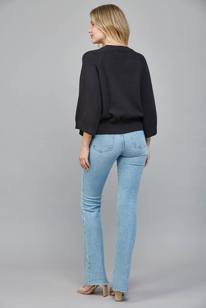 REGLAN CREW NECK SWEATER