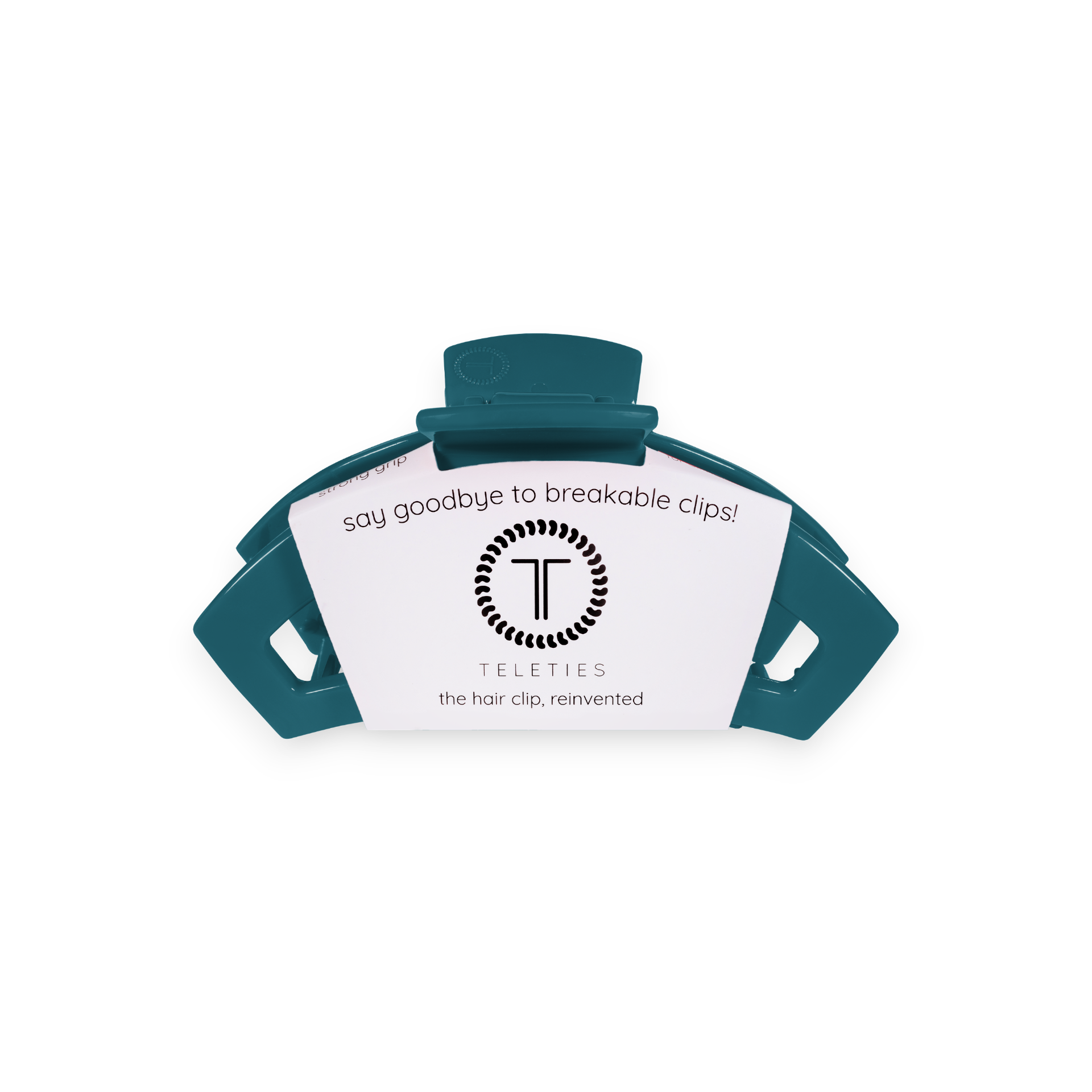 Open Teal With It Small Hair Clip
