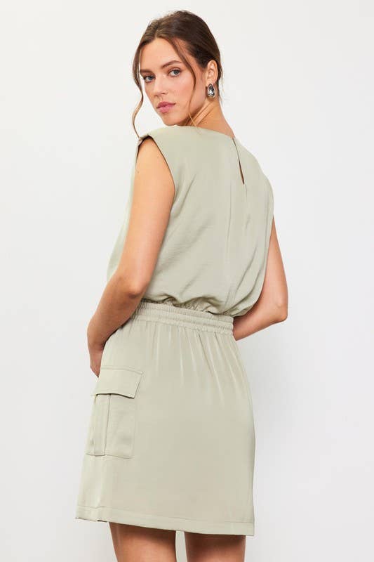 Muscle Utility Mini Dress