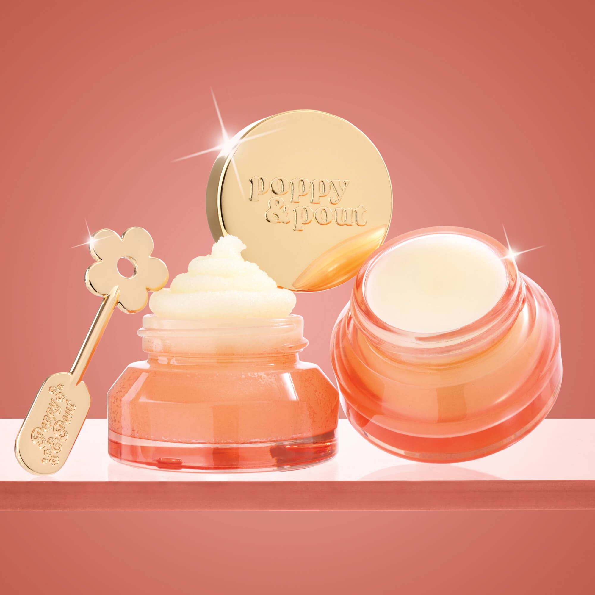 Lip Care Trio, Pomegranate Peach