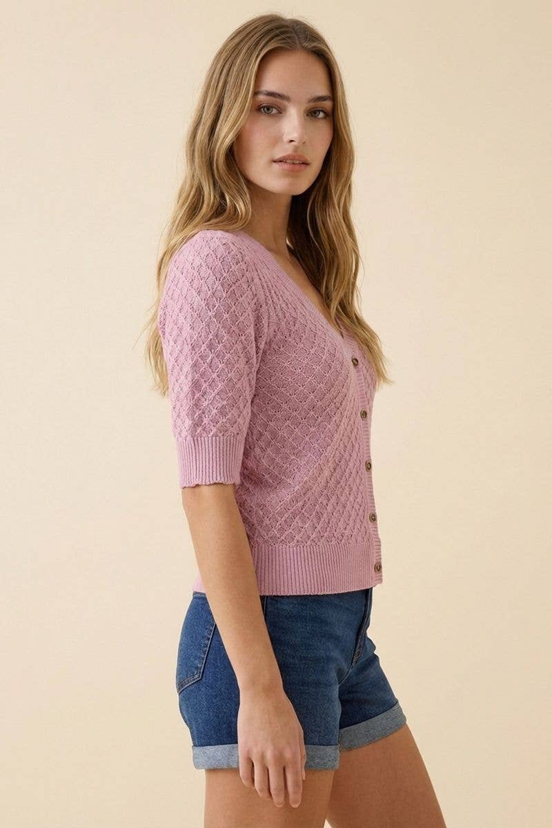 Short Sleeve Cardigan