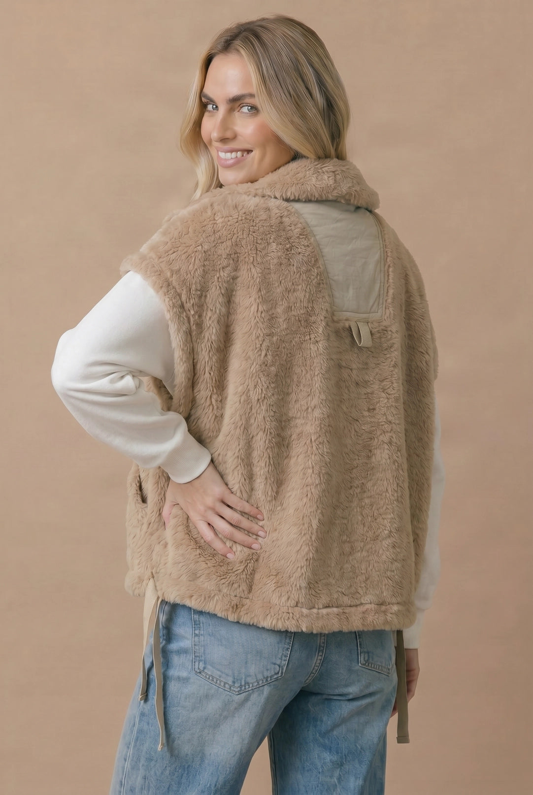 Reversible Sherpa Vest