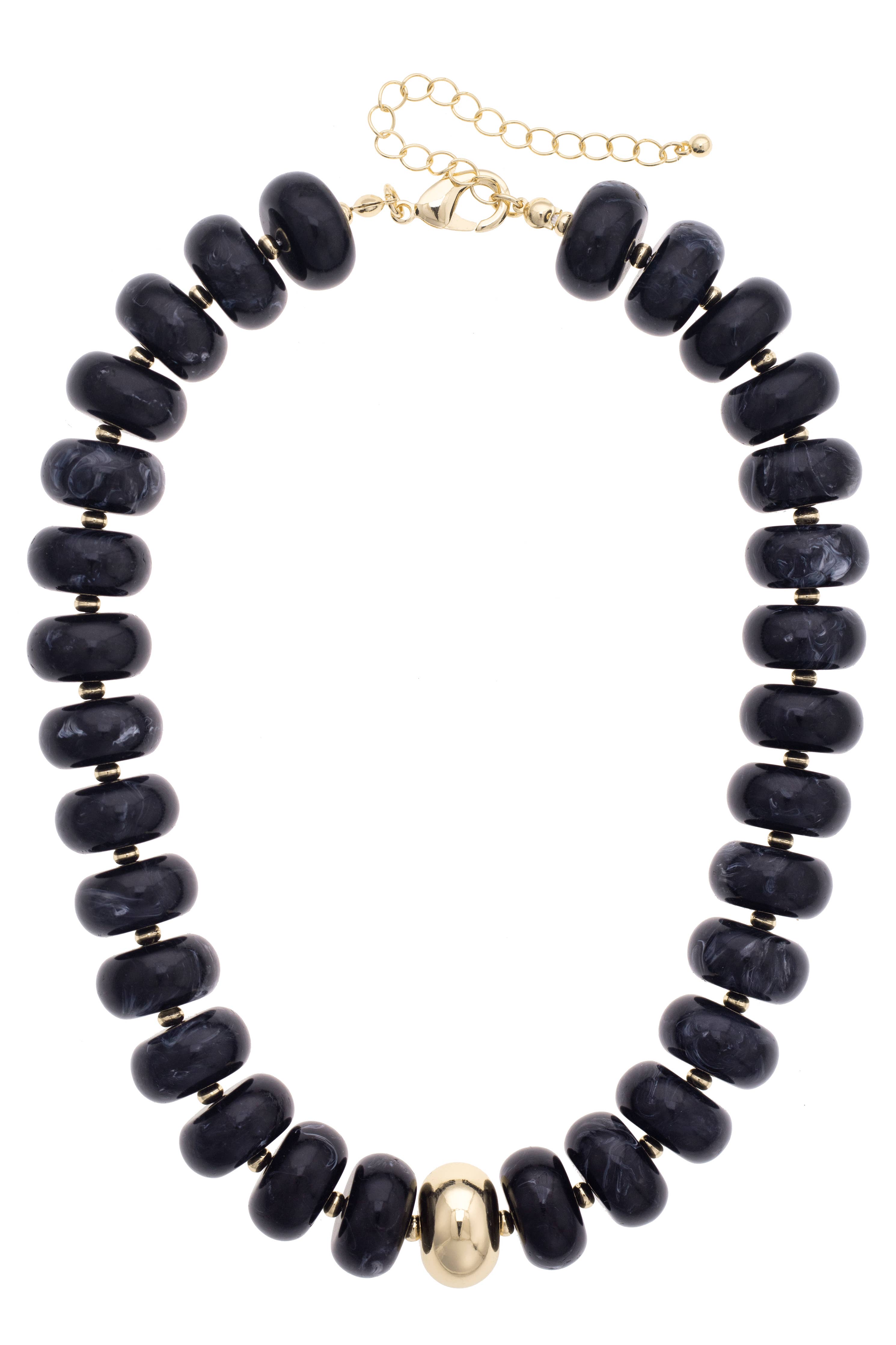 San Sebastián Beaded Resin Necklace