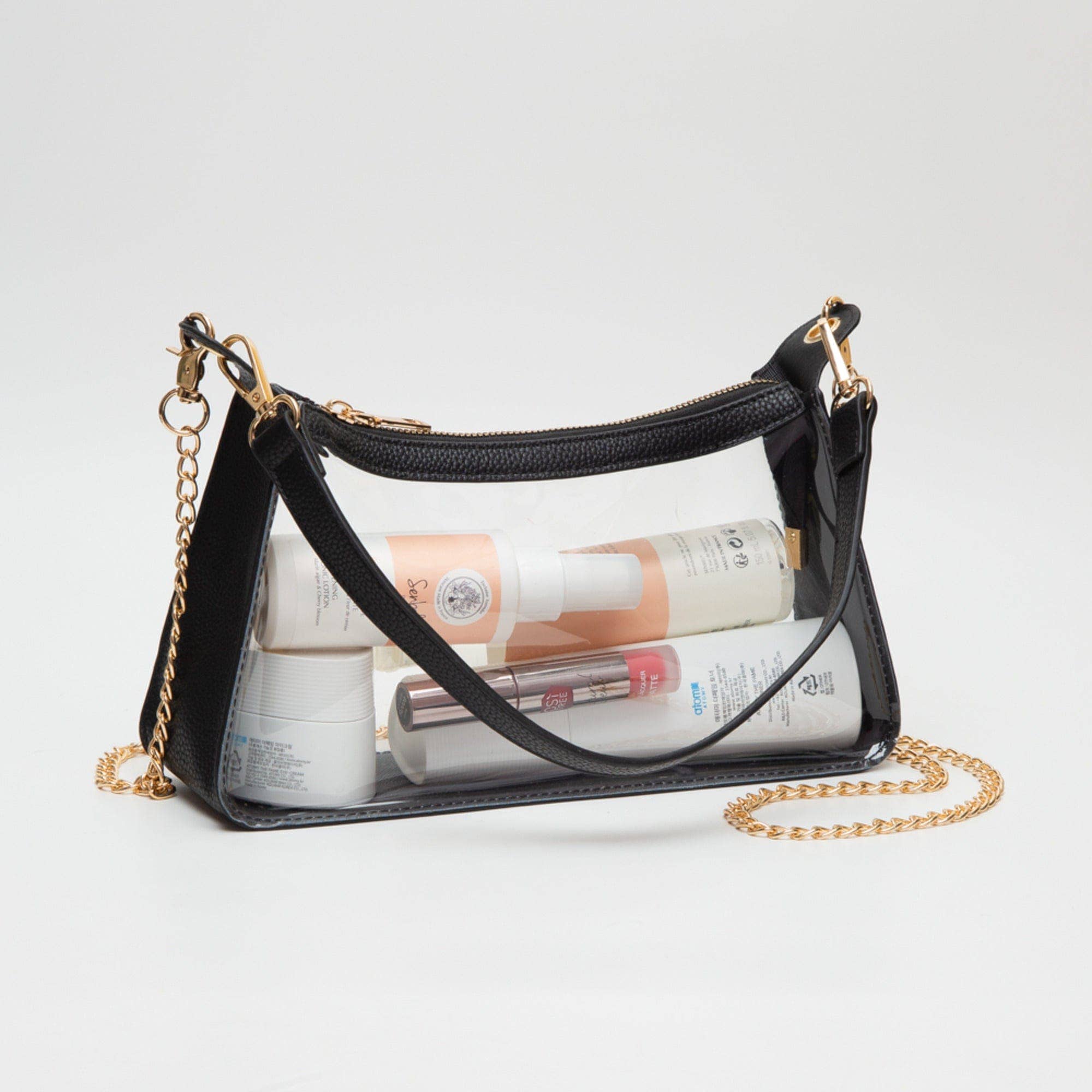 Clear Bag With Chain Strap