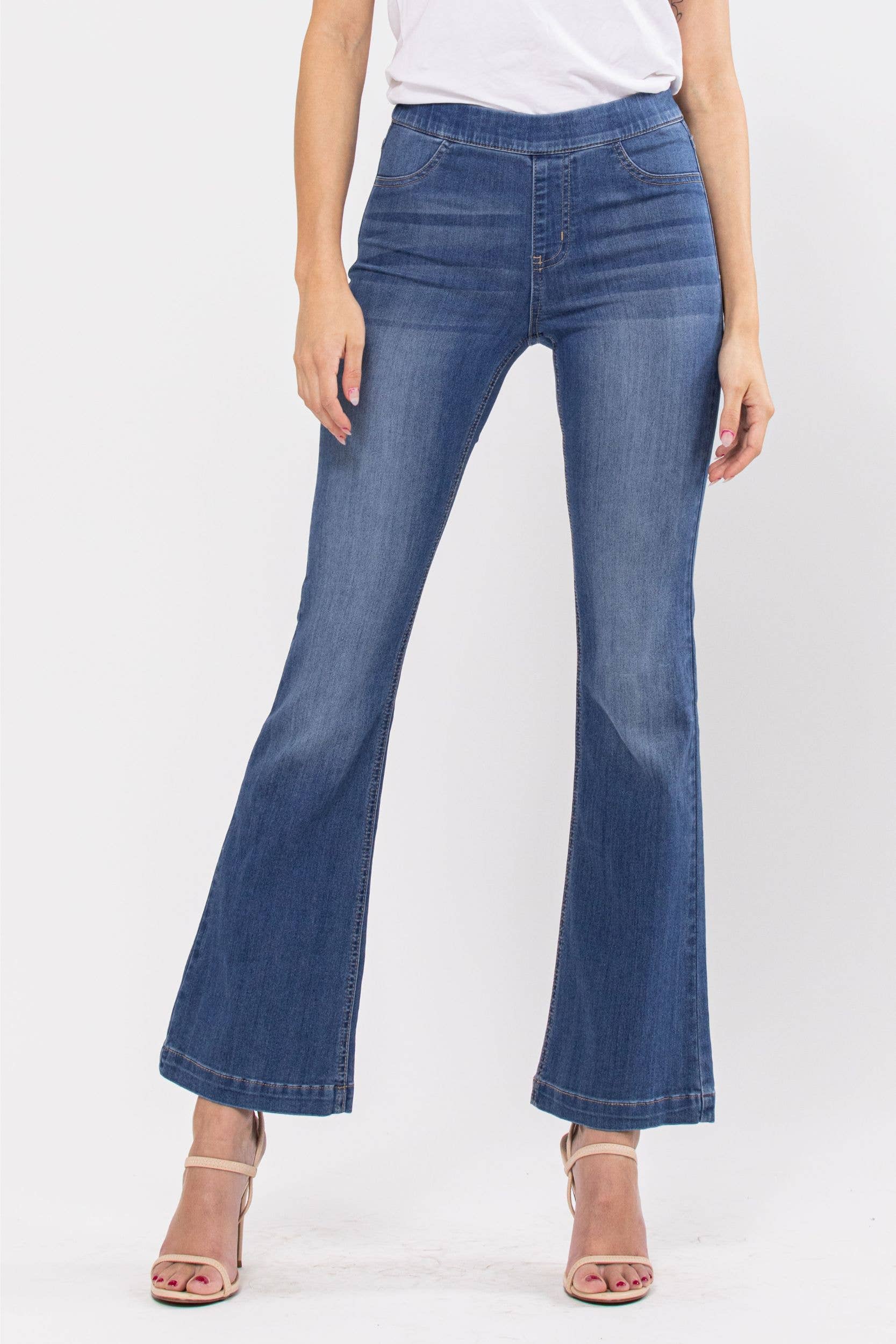 Medium Wash Flare Jegging