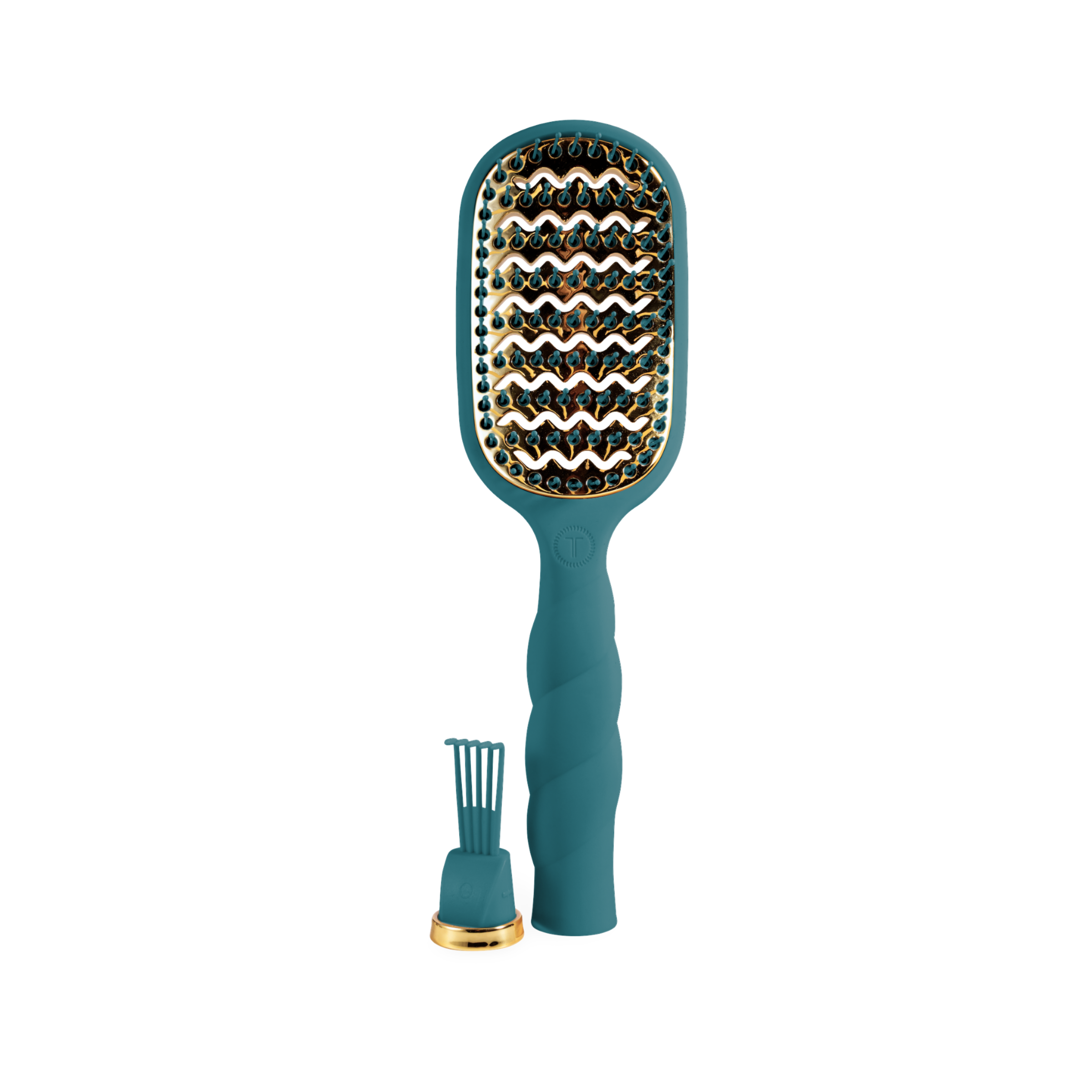 Vented Hair Brush - Teal With It