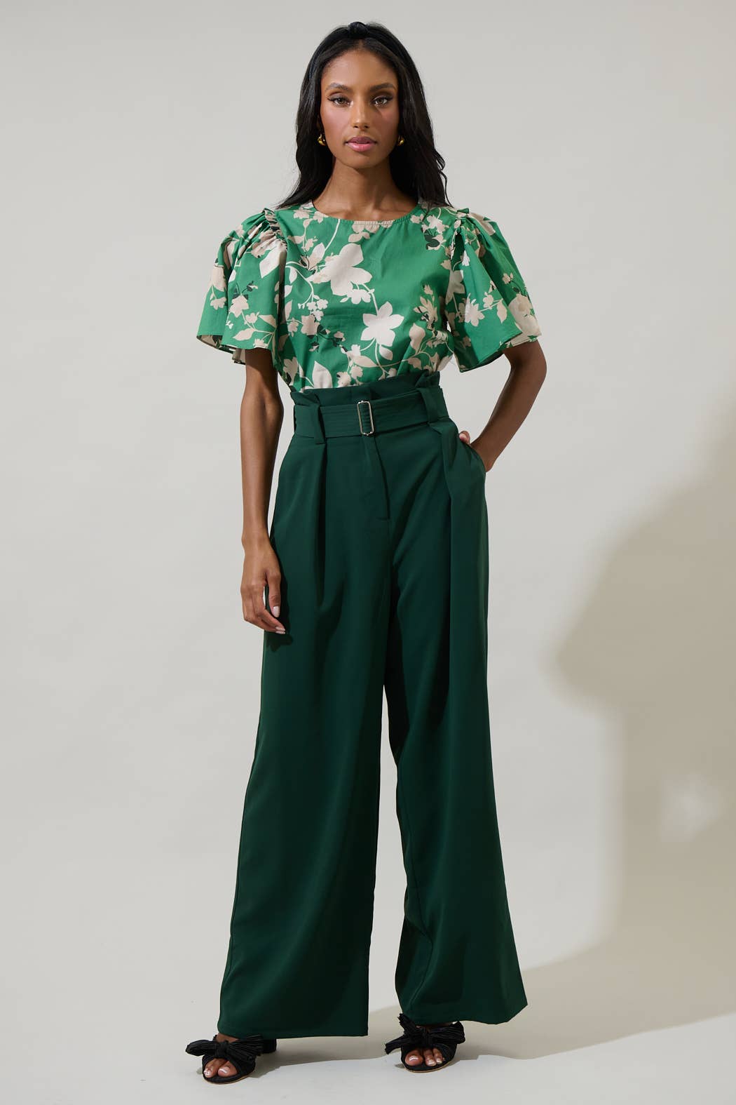 Nora Floral Puff Sleeve Top
