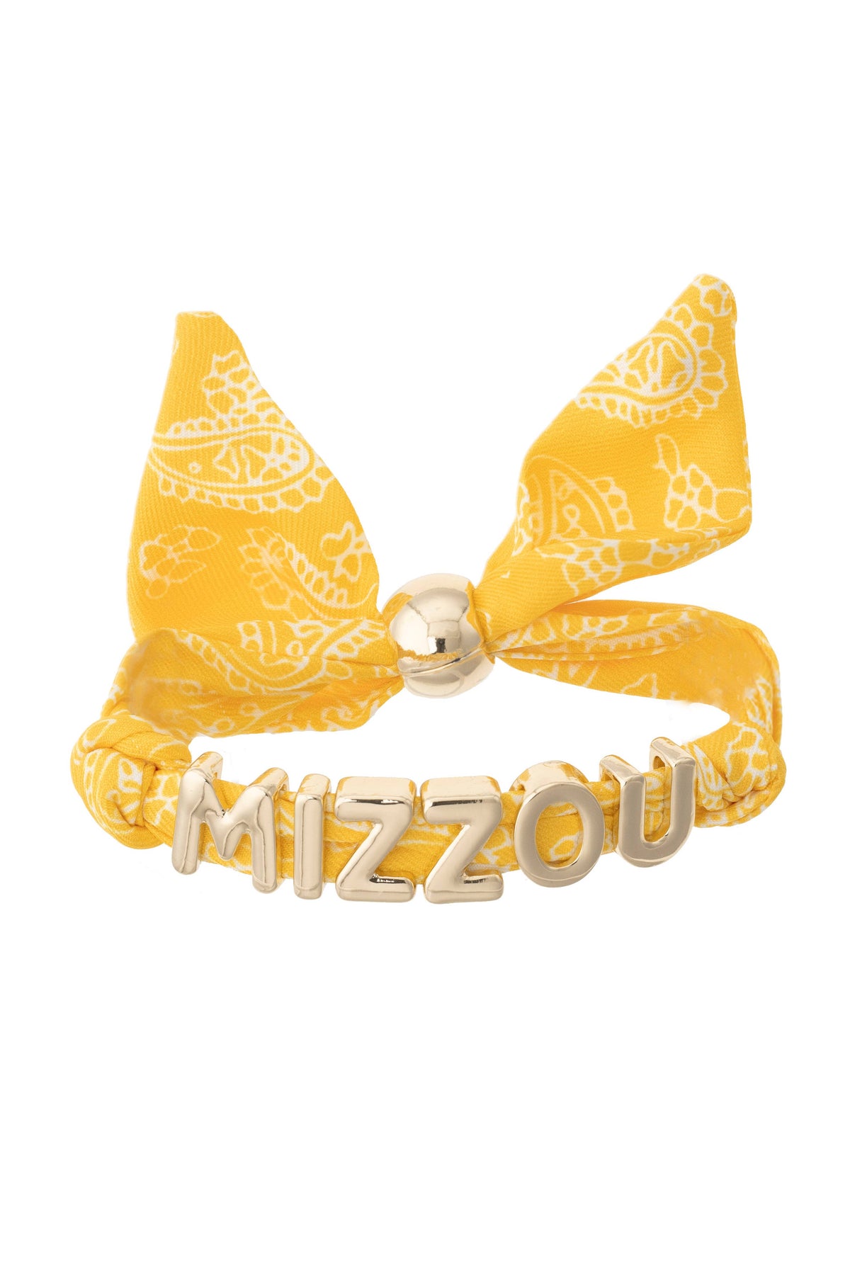Missouri Tigers Bandana Slider Bracelet