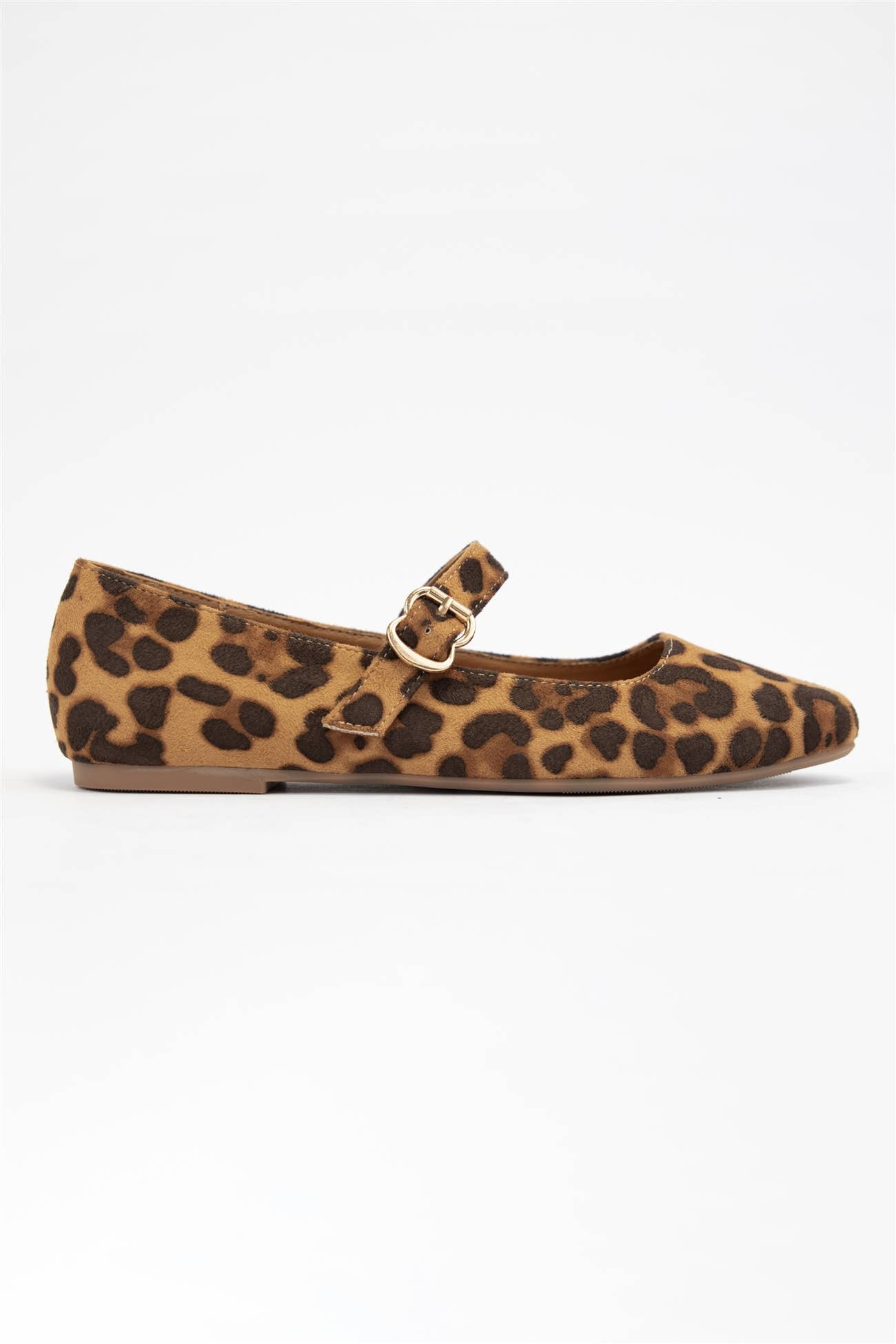SQUARE TOE MARY JANE FLATS