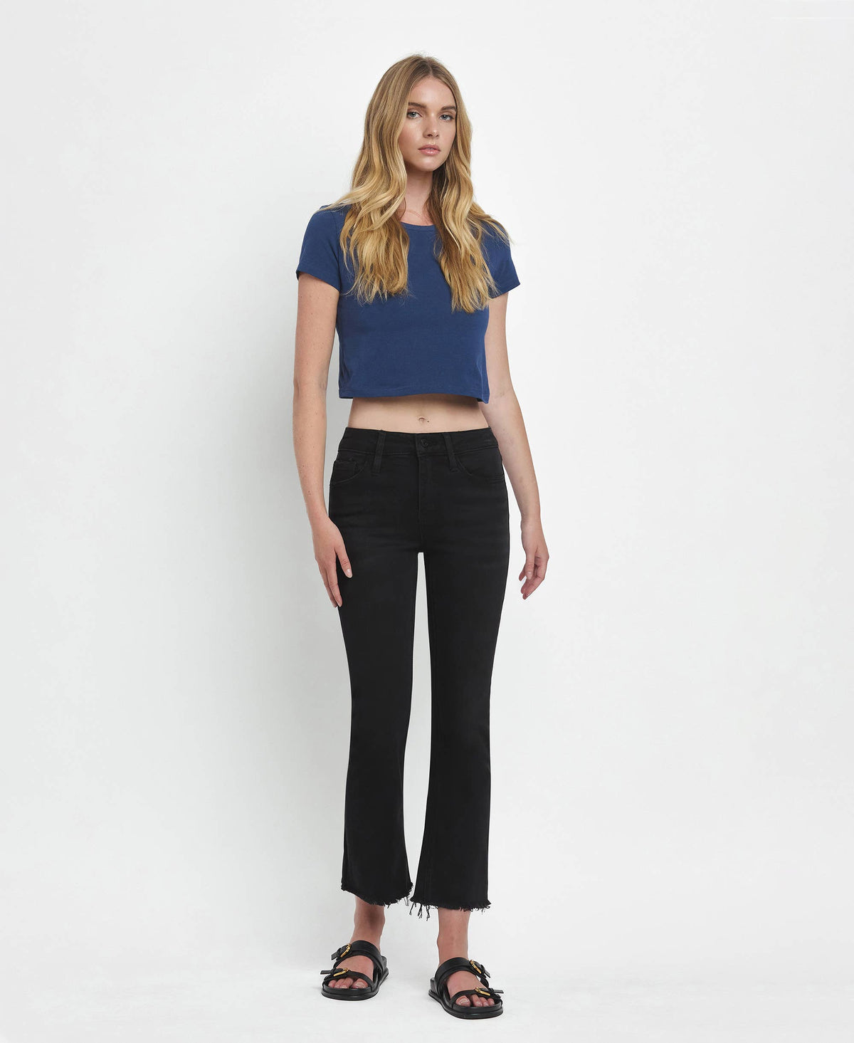 GRANDEUR MID RISE CROP FLARE