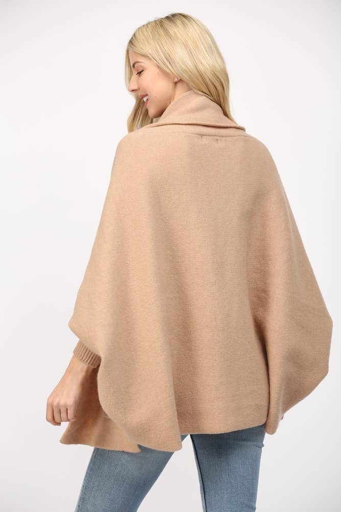 SHAWL COLLAR CARDIGAN