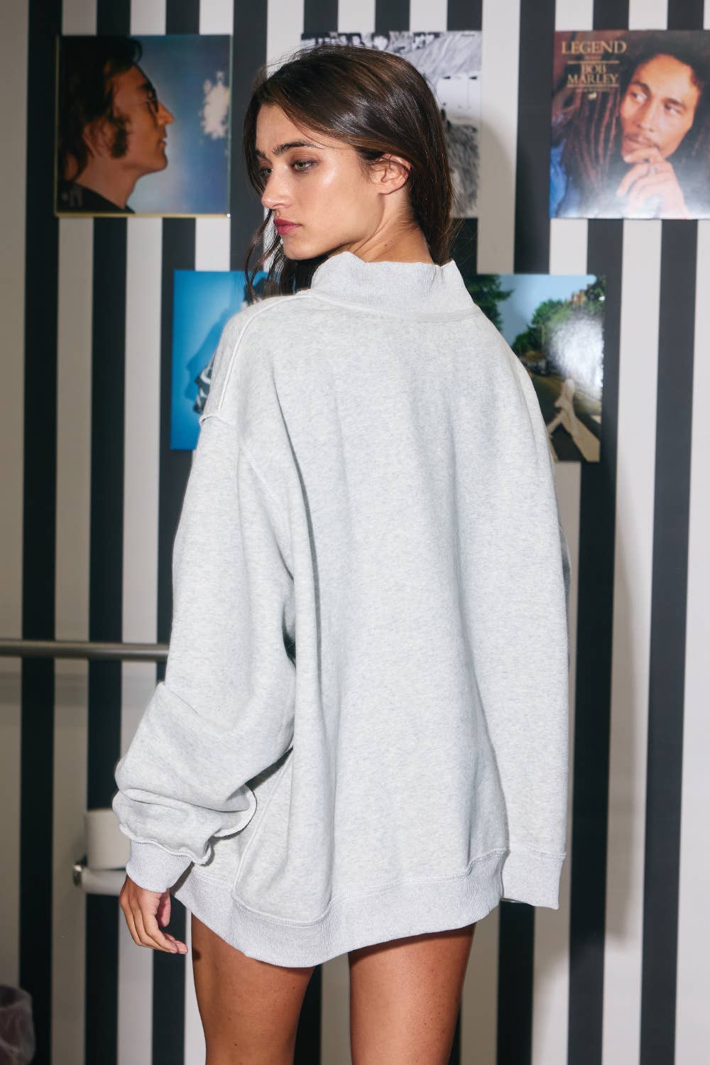 KANSAS 'KANSAS CITY & KC' Reversible Mock-neck