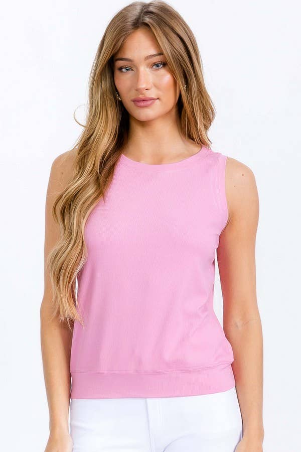 Women's Ribbed Loose Fit Tank