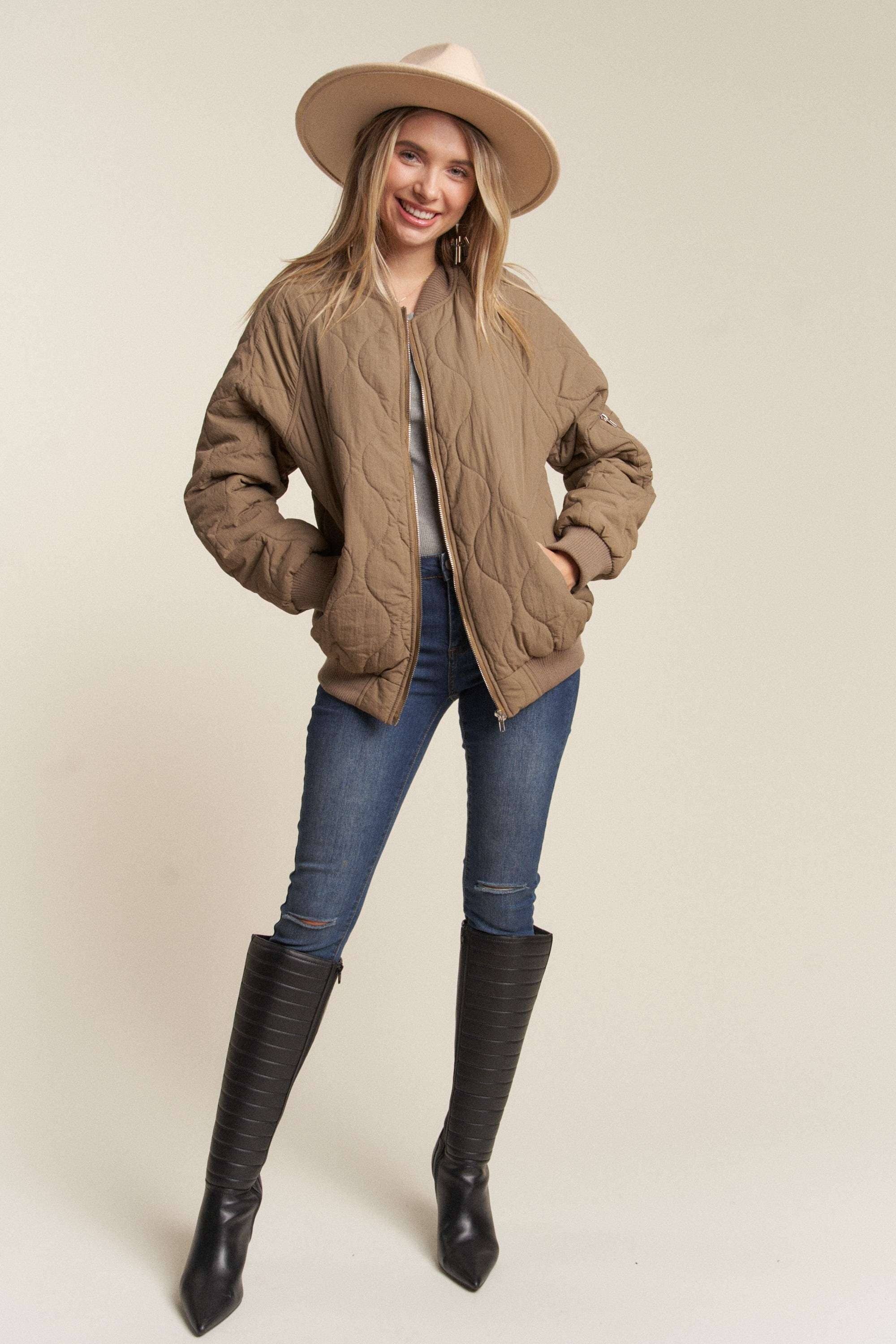 QUILTED UTILITY JACKET