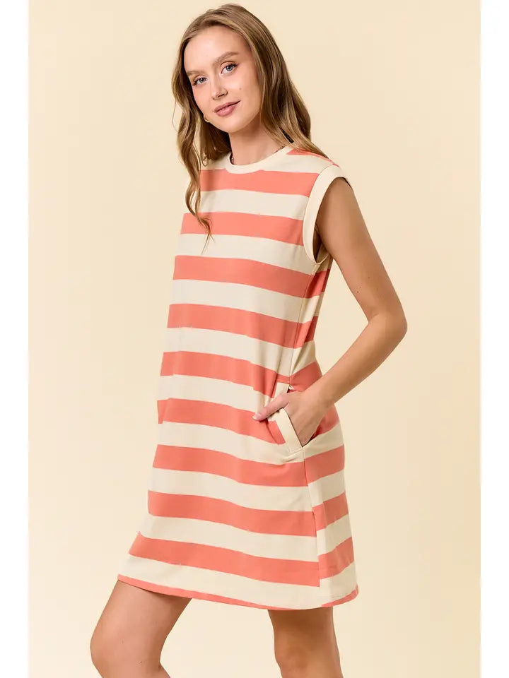 Rugby Stripe Mini Dress