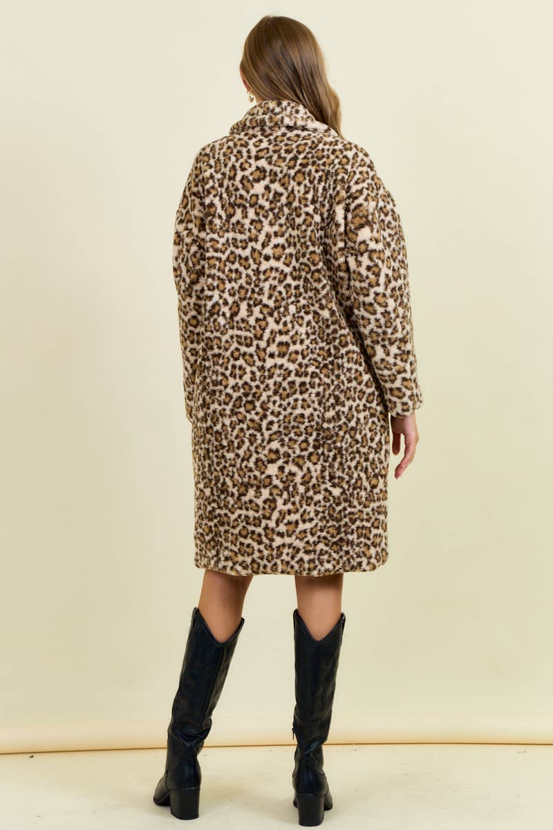SHEARLING OVERSIZED COAT