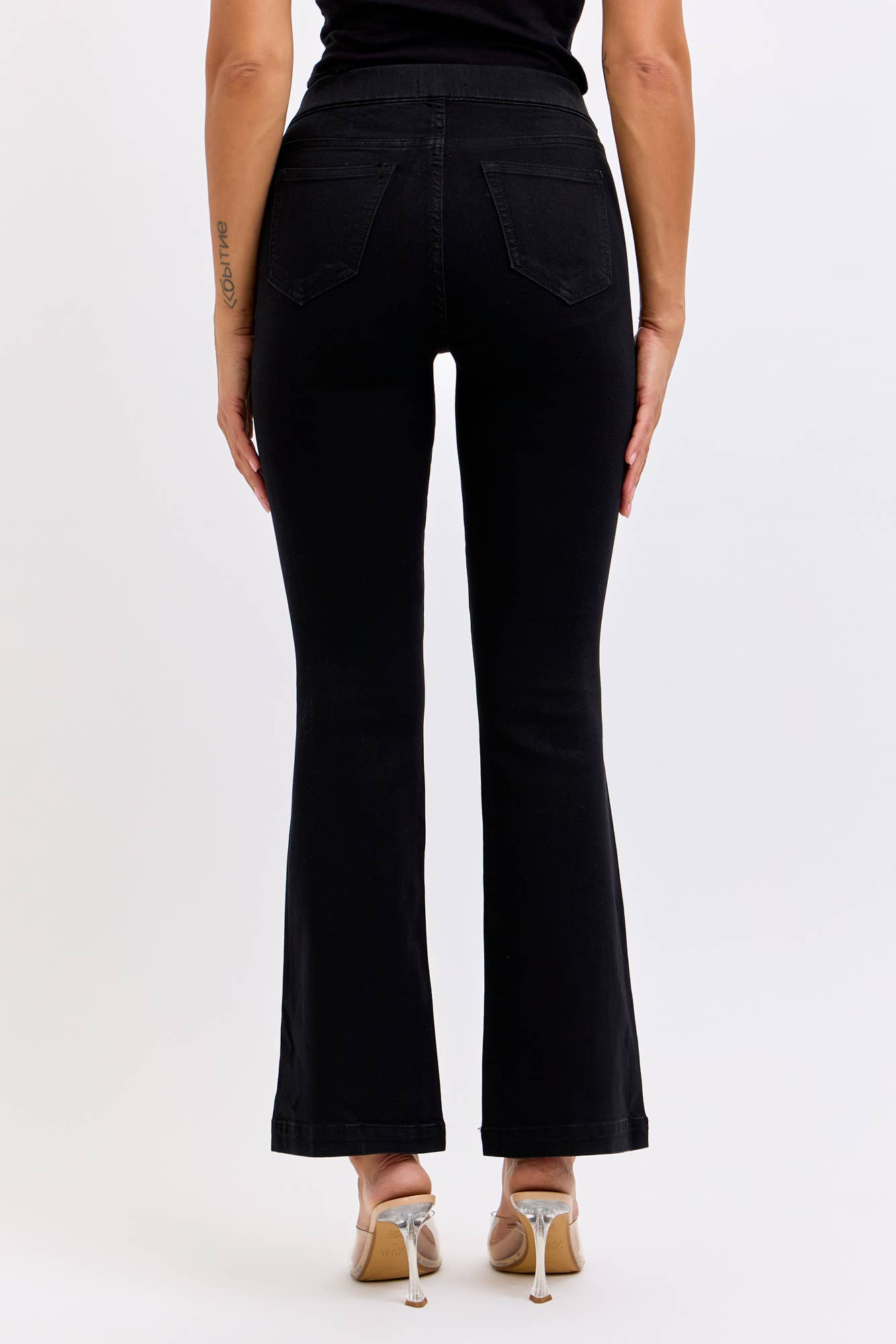Black Flared Jegging