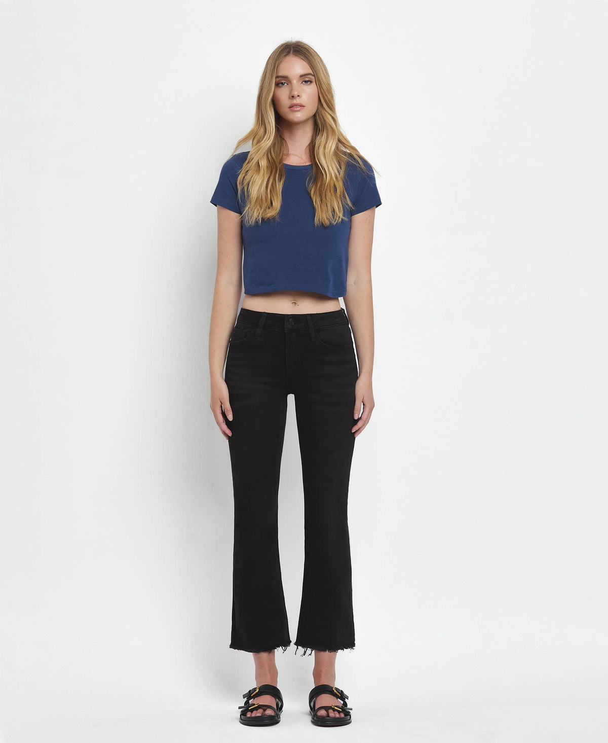 GRANDEUR MID RISE CROP FLARE