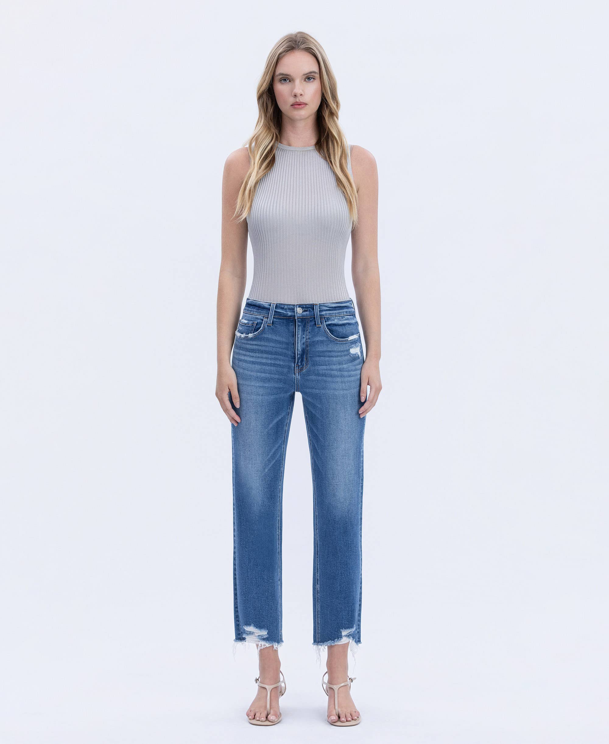 HIIGH RISE CROP STRAIGHT