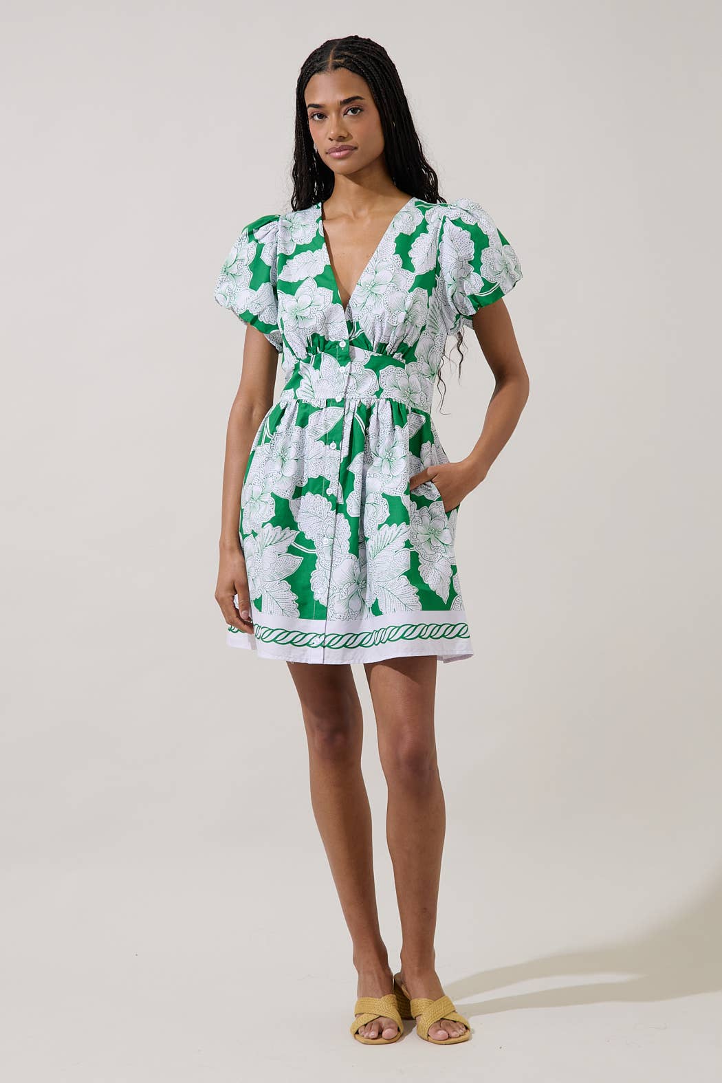 Kasina Button Down Mini Dress