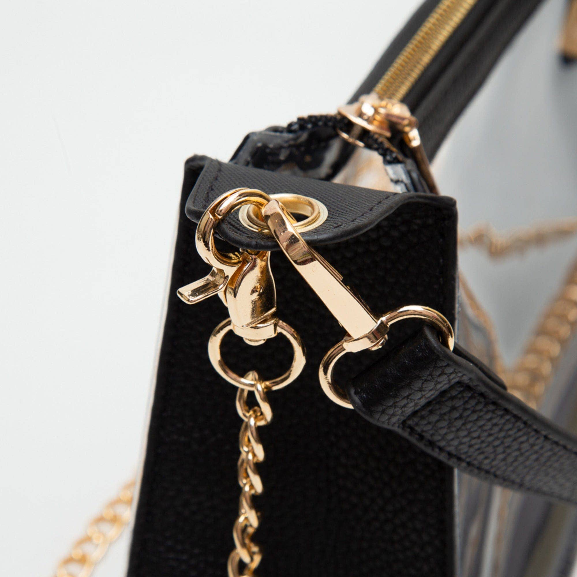 Clear Bag With Chain Strap