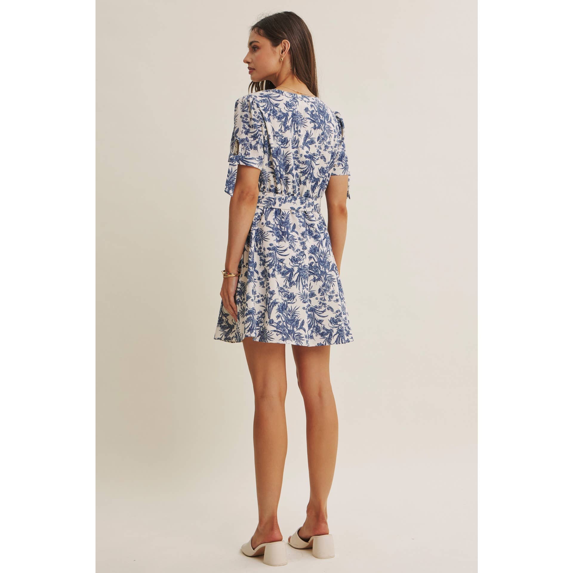 VINEYARD FLORAL MINI DRESS