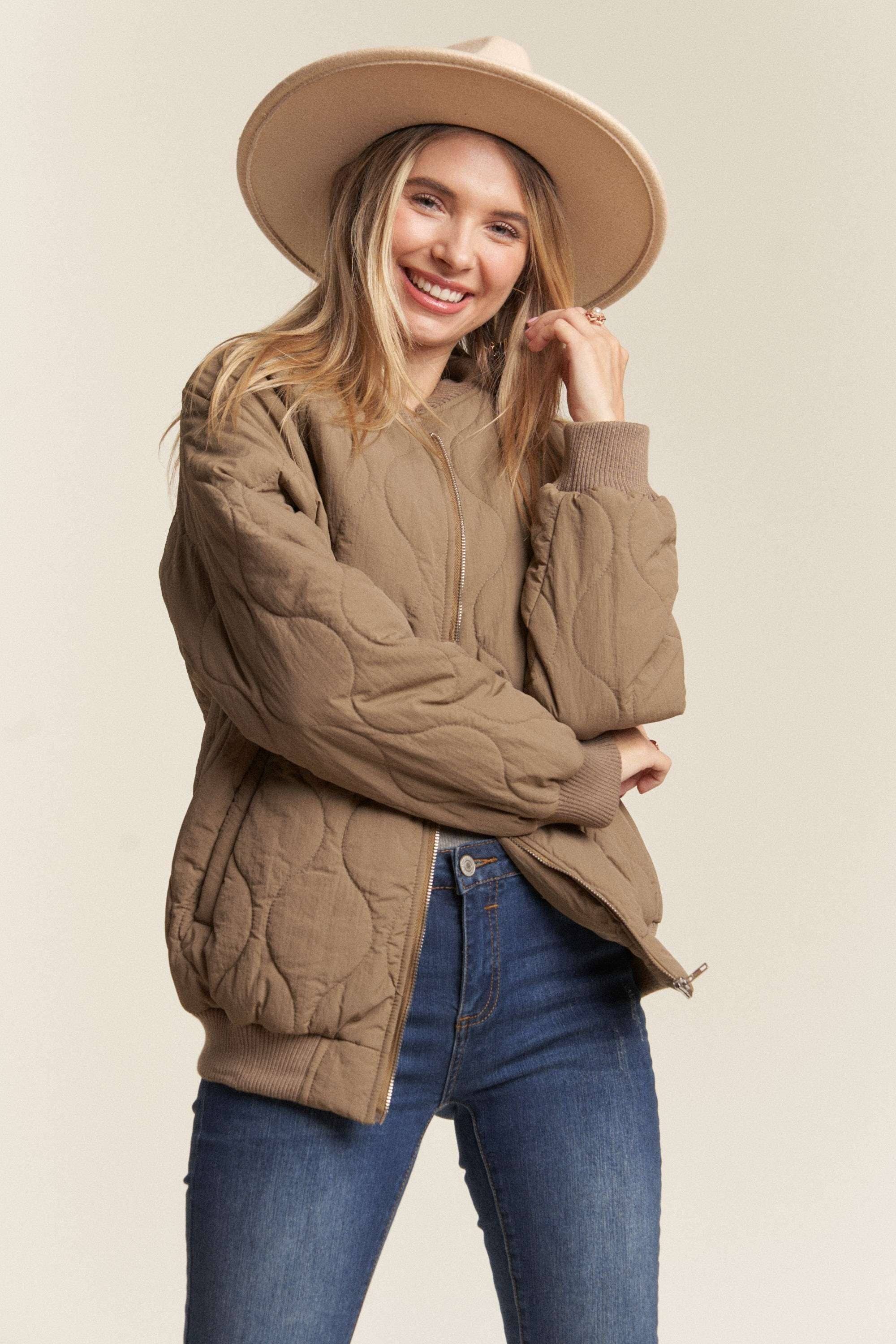 QUILTED UTILITY JACKET