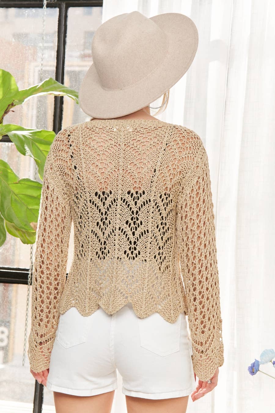 KNIT CROCHET SWEATER
