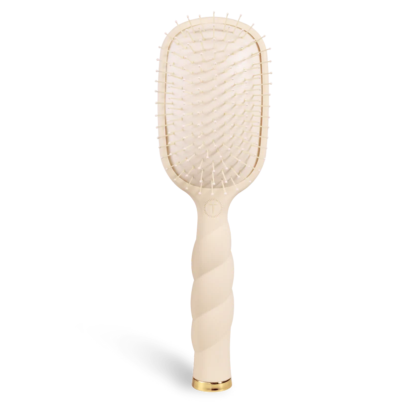 Teleties Hair Brush - Tan Detangler Medium Hair