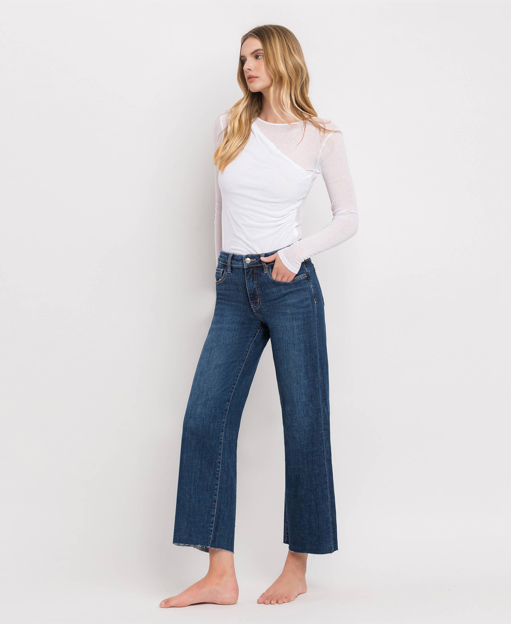 MID RISE WIDE LEG JEANS-Finders Keepers