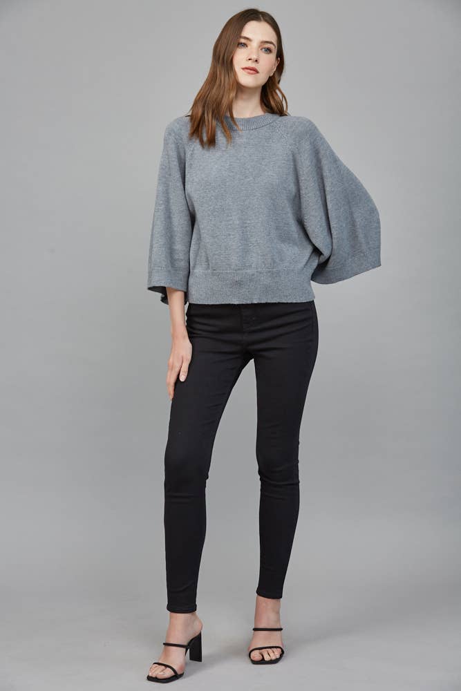 REGLAN CREW NECK SWEATER