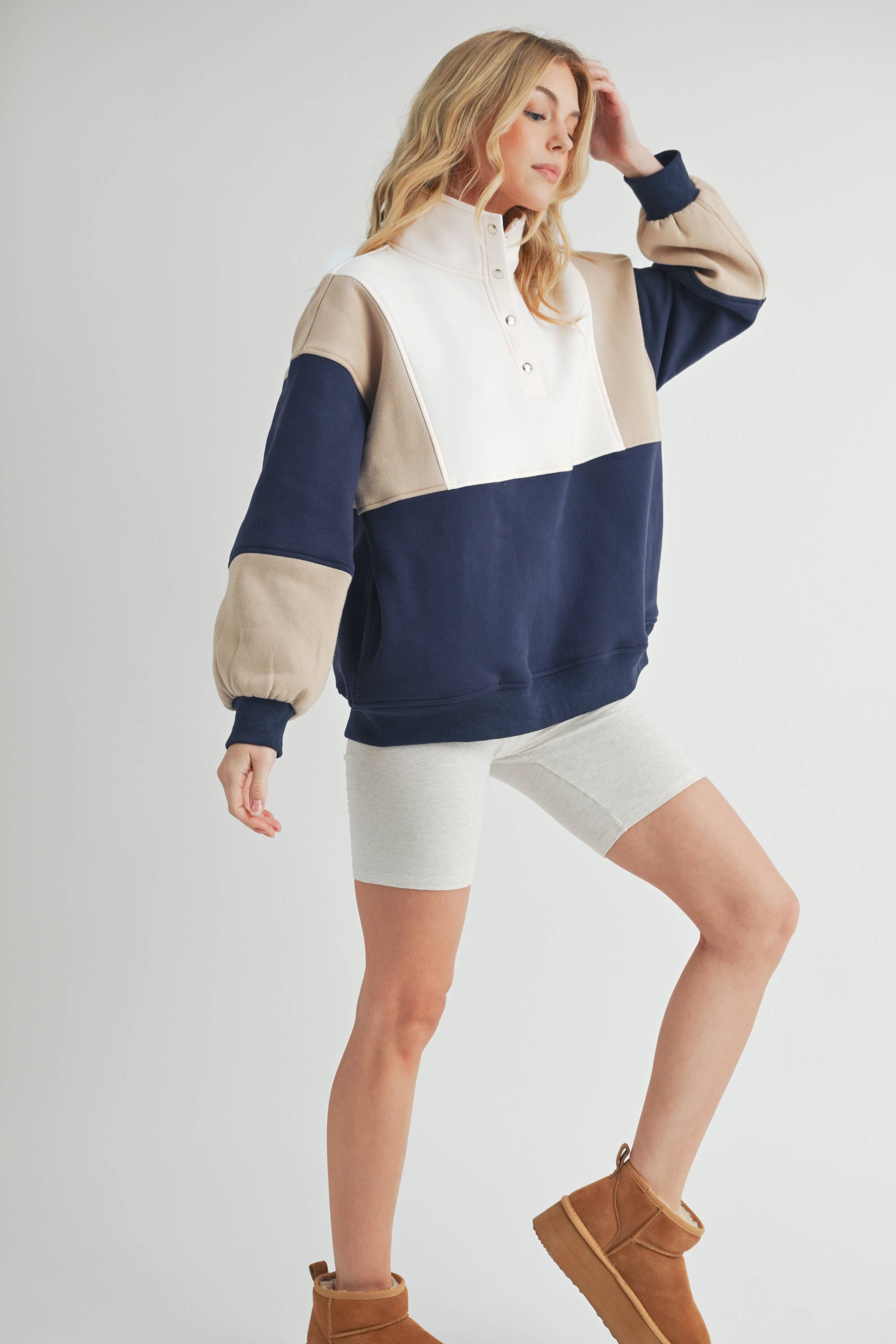 Glo Colorblock Pullover